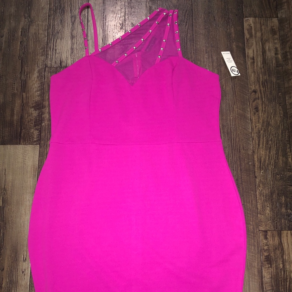 One shoulder Midi Dress